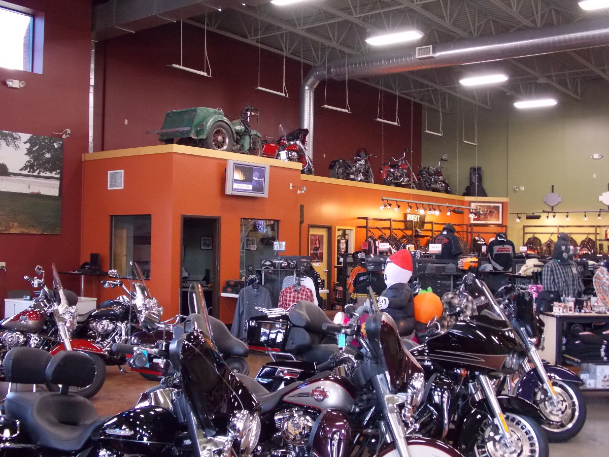 Commercial Harley Davidson ZYLSTRA Interior Painting | AM Painting of Princeton